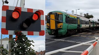 Portslade Level Crossing East Sussex [upl. by Annaor]