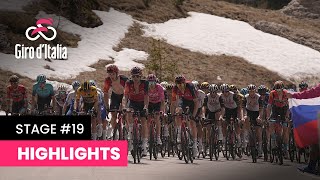 Giro dItalia 2023  Stage 19  Highlights 🚴‍♀️ [upl. by Inalaehak142]