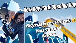 Hershey Park Opening Day SkyRush Review [upl. by Mcfadden]