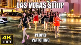 Las Vegas Strip Late Night People Watching  June 2024 [upl. by Polloch]