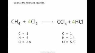 Balancing Chemical Equations  Chemistry Tutorial [upl. by Ramej]