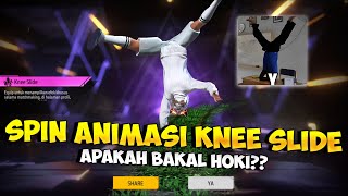 BORONG ANIMASI KNEE SLIDE  Spin Arrival Animation Knee Slide Hoki Baanget Coyy [upl. by Lladnew414]