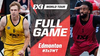 Miami 🇺🇸 vs Marseille 🇫🇷  Full Pool Game  FIBA 3x3 World Tour Edmonton 2024 [upl. by Nodnrb]