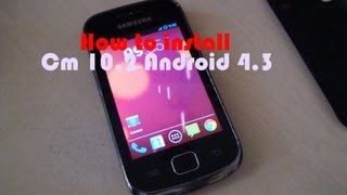 How to Install CyanogenMod 102 Android 43  Jelly Bean on Galaxy Gio [upl. by Ahdar]