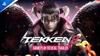 Tekken 8  Devil Jin Reveal amp Gameplay Trailer  PS5 Games [upl. by Amaleta]