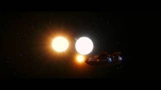 Elite Dangerous Trinary star system timelapse [upl. by Aisiat843]