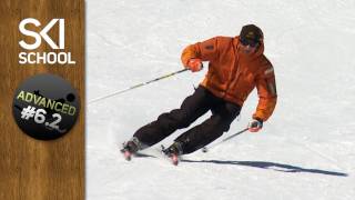 HOW TO CARVE on Skis  Advanced Ski Lesson 62  Carving [upl. by Tnirb980]