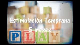 Ejercicios de Estimulación temprana  5 meses [upl. by Kcajyllib]