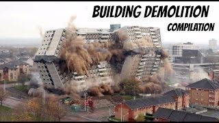 Building Demolition Compilation [upl. by Vonnie]