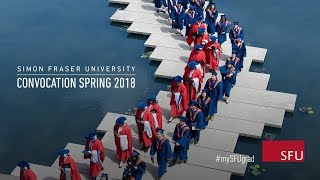 SFU Spring 2018 Convocation Ceremony G  Jun 15 945 am [upl. by Mikey]