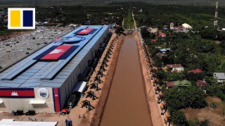 CambodiaVietnam ties strained by new Chinabacked canal [upl. by Irroc120]