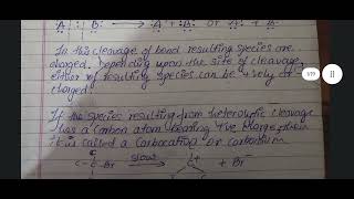 Bond homolysis and heterolysis BCHCT131 Chemistry  BSCG IGNOU [upl. by Chrissy]