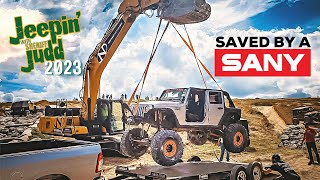 Behind the Scenes of Jeepin With Judd 2023 How A SANY Excavator Transforms An OffRoad Course [upl. by Cymbre]