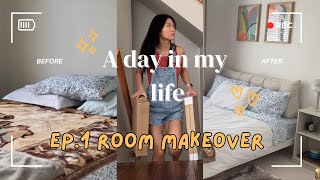 guest room makeover  ikea haul  unboxing  assembly [upl. by Akerehs]