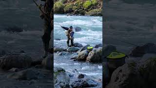 I caught a very dynamic salmon while fishingI ❤️ salmon fishing Vedder river Canada 🇨🇦 17 [upl. by Addy]