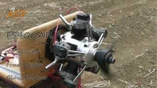 ASP FS400AR Four Stroke 5 Cylinder Glow Engine [upl. by Pauli451]