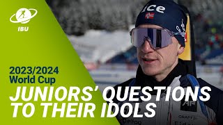 A Biathlon Direct Line Pros answer Juniors Questions Part 4 [upl. by Octavian]