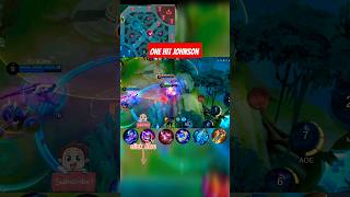 ONE HIT Johnson Build Destroys Rank Mode  Insane Magic Damage in Mobile Legends shortvideos mlbb [upl. by Slifka]