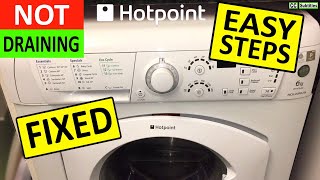 Hotpoint Washing Machine not Draining Water  Fixed [upl. by Ennaerb]