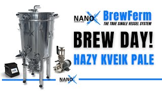 NANOX BrewFerm Brew Day  Hazy Kveik Pale [upl. by Soloman]