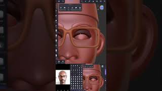 Creating stylized 3d Self Portraits in Nomad Sculpt and Blender art 3d 3dmodeling digitalart [upl. by Wilhelmina365]