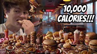 18yr old tries 10000 Calorie Challenge [upl. by Aimat]