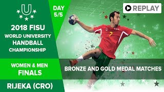 Handball  Finals  2018 FISU World University Championship  Day 7 [upl. by Lissi]