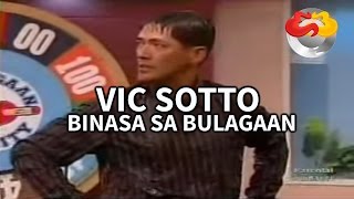 Vic Sotto Binasa sa Bulagaan [upl. by Eerized901]