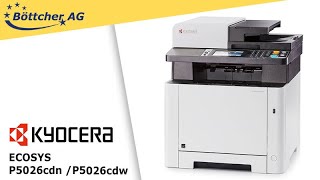 Multifunktionsgerät Kyocera ECOSYS M5526cdn  M5526cdw [upl. by Lynad247]