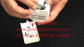 DSC Motion Detector Battery Replacement [upl. by Auqkinahs484]