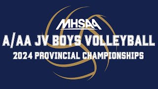 MHSAA JV Boys AAA Provincials  Margaret Barbour Spartans vs Boissevain Broncos [upl. by Grani]