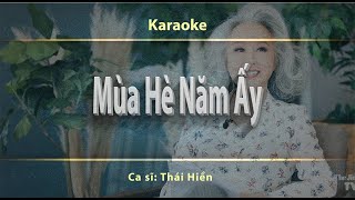 Karaoke  Mùa Hè Năm Ấy  Thái Hiền [upl. by Avik926]