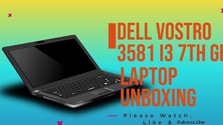 Dell Vostro 3581 i3 7th gen opening and checking [upl. by Collar]