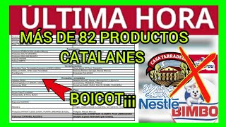 DE 80 PRODUCTOS CATALANES QUE NO PAGARÁN IMPUESTOS AL ESTADO [upl. by Oalsecnew683]