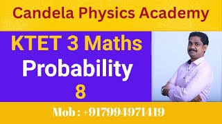 KTET 3 MathematicsProbability8Candela Physics Academy [upl. by Greenebaum]