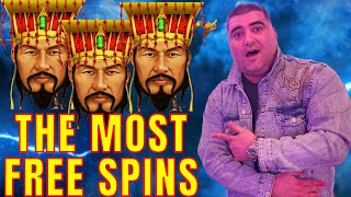 The MOST FREE SPINS On High Limit Dollar Storm Slot [upl. by Meihar]