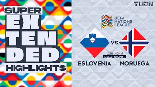 SUPER EXTENDED HIGHLIGHTS  Eslovenia vs Noruega  UEFA Nations League 2024  TUDN [upl. by Saito577]