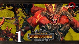 Total War Warhammer 3 Immortal Empires  Exiles of Khorne Skarbrand the Exiled 1 [upl. by Mirna689]