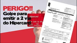 2 via do Hipercard  GOLPE hipercard golpe [upl. by Noiemad322]