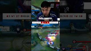 REAKSI BANG BKENT RRQ VS TLID GAME 3 shorts mlbb BrandonKentEverything [upl. by Mall]