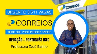 CONCURSO CORREIOS 2024 Tudo o que você precisa saber sobre a IBFC  Redação e Português [upl. by Allez866]