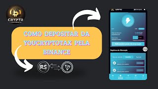 Como depositar na YOUCRYPTOTAX pela Binance [upl. by Adnaval65]