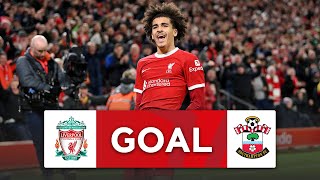 GOAL  Jayden Danns  Liverpool 20 Southampton  Fifth Round  Emirates FA Cup 202324 [upl. by Melina]