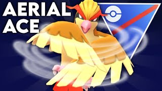 AERIAL ACE PIDGEOT IS A GREAT BUFF THAT NO ONE IS TALKING ABOUT  Pokémon GO Battle League [upl. by Aerdnu728]