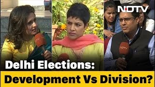 Delhi Election A Contest Between Development Agenda And Divisive Politics [upl. by Archibaldo]