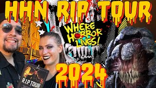 HHN Hollywood RIP Tour 2024 All Mazes and Exclusive Experiences [upl. by Deva]