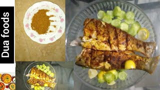 silver croaker mushka fish fryhow to make fish masalarecipe by dua foods [upl. by Attey24]