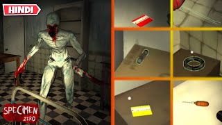 Specimen zero multiplayer horror gameplay  How to Escape in specimen zero Hindi 🇮🇳 [upl. by Rundgren]