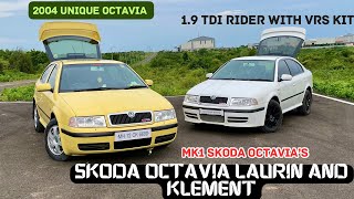 Skoda OCTAVIA laurin amp klement 19 tdi  stock Octavia Lampk with rider vRS kit  Mk1 Octavia diesel [upl. by Aianat]