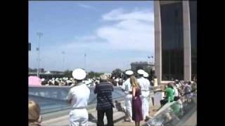 Navy Blue Angels Demonstration at 2010 USNA Commissioning Week [upl. by Niffirg]